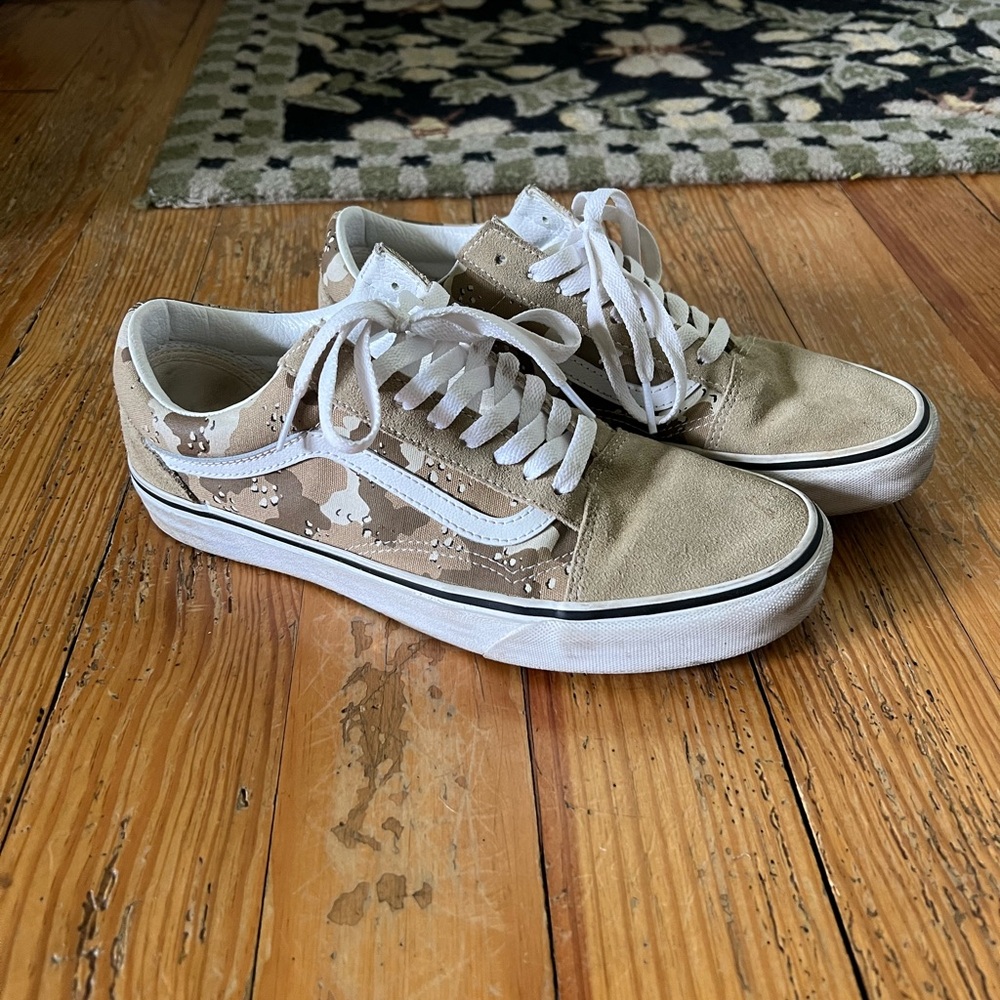 Vans chocolate chip camo shoes